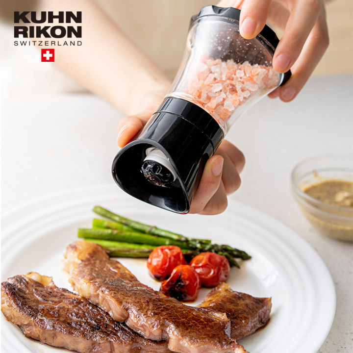 KUHN RIKON Manual Spice Salt Pepper Grinder Adjustable Coarseness Anti