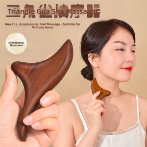 Wooden Guasha Scraping Massager Foot Acupressure Massage Stick