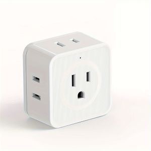 Bộ Chia Ổ Điện Mỹ Với 5 Ổ AC Và Cổng USB Thiết Bị Mở Rộng Ổ Điện Nhỏ Gọn Dùng Cho Du Lịch Nhà Ở Văn Phòng Ký Túc Xá