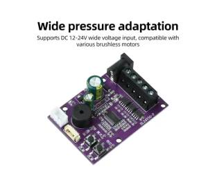 Aideepen | DC12-24V Brushless Fan Motor Driver Board FOC Silent Speed Controller 50W Pedestal Ceiling Fans Motor Regulator Control Module
