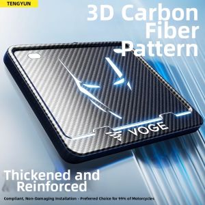 TENGYUN | Universal Personalized Carbon Fiber Pattern License Plate Bracket