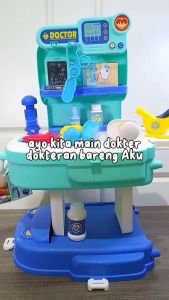 Mainan Anak Laki Laki Dokter Medical Tas Sekolah / School Bag Cute Cure Doctor Kidu Toys