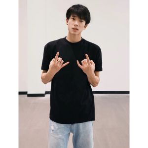 LIUBU | Áo Thun Hơi Hạt Kiểu Cổ Điển Form Rộng