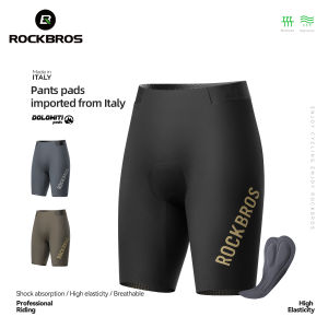 RockBros | ROCKBROS Mens Bike Shorts Summer Seamless Breathable Padded Cycling Pants Shock-absorbing MTB Road Bike Bicycle Clothing