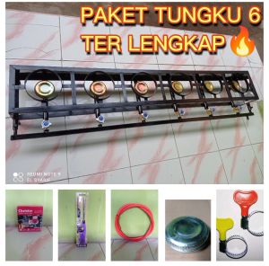 KOMPOR COBEK BAKAR/SAMBAL GAMI 6 TUNGKU KOKOH
