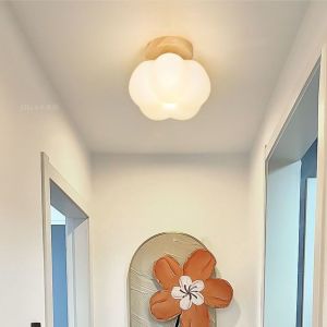 Cloud Corridor LampCream White Ceiling LightCreative LampsHome Hallway Porch Balcony Entrance Decor Cozy Lighting
