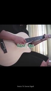 [FREE TAS] Gitar Akustik Hitam Yamaha Pemula Bayar Ditempat