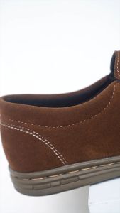 Sepatu Slip On Pria Bahan Kulit Moralist Double Suede L.GP02