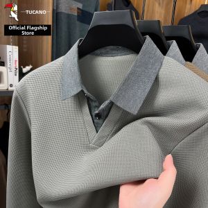 TUCANO | Two-layer Design Knit Shirt Long Sleeve
