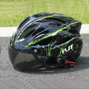 PJT Lightweight Ultra-Light Bicycle Helmet PC Shell & EPS Foam Construction Cycling Helmet MTB 18 Ventilation Vents Bike Helmet