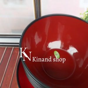 piring ramen bulan plus mangkuk isi 12 pcs 6 piring 6 mangkuk ramen tebal ulir terlaris