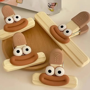 2/6 Chiếc Kẹp Niêm Phong Đồ Ăn Nhẹ Đa Năng Bảo Quản Thực Phẩm Thân Thiện Với Môi Trường Chống Ẩm Đuôi Dài Kẹp Để Sử Dụng Tại Văn Phòng