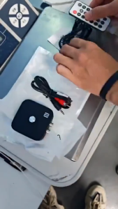 (หุ้นไทยพร้อม) อะแดปเตอร์รับสัญญาณเสียงสเตอริโอบลูทูธ 5.3 RCA 3.5 มม. AUX USB NFC BT 5.0 ไร้สาย พร้อมไมโครโฟน สําหรับรถยนต์ ลําโพง เครื่องขยายเสียง