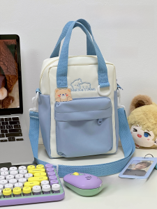 Japanese Style Ins Cute Satchel Crossbody Bag 20cm Cotton Doll Bag out Cartoon Backpack Student Casual Small Bags Female