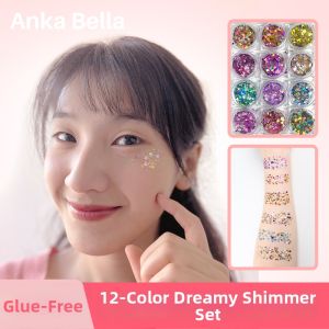 Flowing Sparkle Eye Makeup Decoration Supplies
