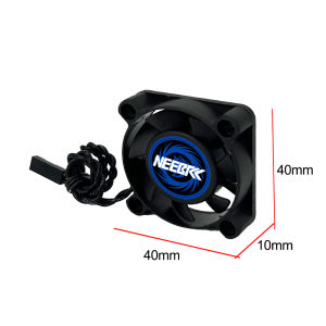 2PCS NEEBRC 25/30/35/40/45/50mm RC Cooling Fan 5V-12V DC Heatsink 10000-30000RPM High Wind Rapid JST for 28/36/42mm Motor ESC