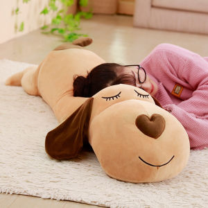 Gấu Bông Chó Mũi Tim Siêu To Khổng Lồ Chất Liệu Bông Cao Cấp An Toàn Phù Hợp Làm Quà Tặng Size 45cm 55cm 70cm 90cm - HADONGSHOP.VN