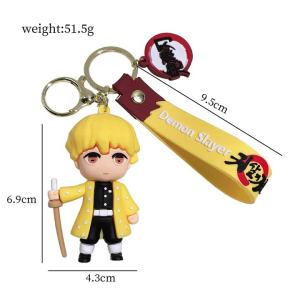 Bandai | Demon Slayer Anime Hình Móc Khóa Hoạt Hình Ba Lô Mặt Dây Chuyền Handmade Xe Móc Khóa Sinh Nhật Quà Tặng Giáng Sinh Cho Người Hâm Mộ