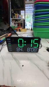 Jam Meja Digital Weker Alarm Clock Temperature Jam Dinding 6659