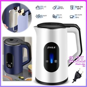 Ấm Đun Nước Điện Bằng Thép Không Gỉ 2.2L Có Chức Năng Tự Động Tắt Nguồn Để Pha Trà Và Cà Phê Nồi Đun Nước Đa Chức Năng