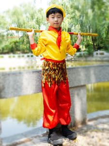 Childrens Animal Performance Costume Monkey King Outfit Xi You Ji Performance Clothes Universal for Boys And Girls