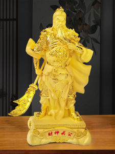 Guanyong ตุ๊กตาความมั่งคั่งดึงดูดห้องนั่งเล่นพระพุทธรูปภาพ Guan Yu Guan Er Ye พระเจ้าภาพบูชาพระเจ้าการต่อสู้ Guan Yunchang