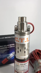ปั้มบาดาลสกรูNAKITA 12v/24v/48v Submersible 1500 ลิตร/ชม!! ท่อออก1 สแตนเลสไม่เป็นสนิมปั๊มน้ำ ปั้ม จุ่ม ปั้มแช่ ปั๊ม ไดโว่ ปั๊มบาดาล ปั้มซับเมิร์ส 24v 250w สายไฟยาว 20 เมตร ปั้มซับเมิร์ส ปั้มบาดาล ปั้มแช่น้ำ ปั้มดูดน้ำ   ปั๊มน้ำพลังงานแสงอาทิตย์สูบน้ำเกษ