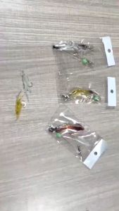 SUKE 15Pcs Shrimp Lure With Hook 5 Color Soft Bait Artificial Bait Fishing Lure Box Luminous