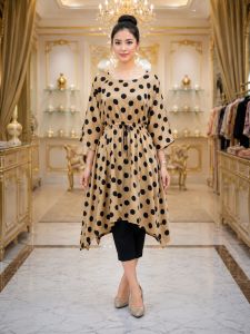 Kaftan Pendek Tali Material High Quality Poly Crepe Exclusive design Dubai Digital printed Muslim fashion Elegant styles Ready Stock COD Available for all Malaysia