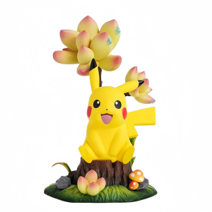 Takara Tomy | Pokemon Anime Action Figures Gengar Pikachu Psyduck Charmander Scene Series Model Figure Home Model Ornament Decoration Toy Gift
