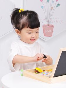 Bộ Ghép Hình Nam Châm 2 mặt cho bé - Đồ Chơi Giáo Dục phát triển trí tuệ