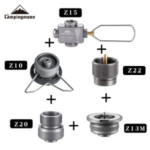 Campingmoon | Bộ Chuyển Đổi Áp Suất Khí Gas Z15 Cho Bếp Ngoài Trời Van Xả Áp Chuyển Đổi Từ Gas Propane Sang Khí Gas Cao Áp Hợp Kim Nhôm Phụ Kiện Bếp Ngoài Trời