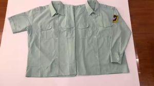 Áo bảo vệ màu xanh ngọc vải kate ford cao cấp thấm hút mồ hôi