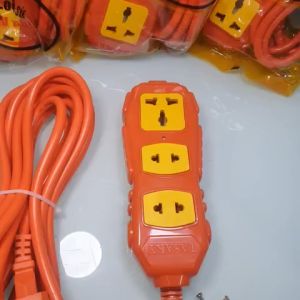 Ổ cắm chịu tải 4500w TASAKY 3 ngả LÕI SỨ chống cháy liền dây 2.5m/4.5/không dây - Ổ cắm điện chịu tải - chịu va đập cao