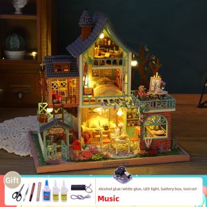 MAOMIYU | Ancient Charm Lanting Villa DIY Miniature House Model