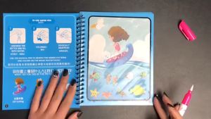 Buku Menggambar Anak Magic Water Drawing Book & Pen Isi 2in1 Buku Ajaib