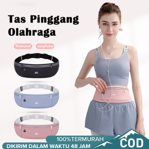Tas Pinggang Olahraga Lari Sepeda Jogging Tas HP Sport Outdoor Waterproof