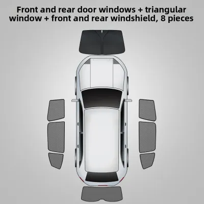 BMW X1 X2 X3 X4 X5 X6 7 Series 1 Series 3 Series Sunshade Curtain Window Sun Protection Blind Magnetic Absorption Installation