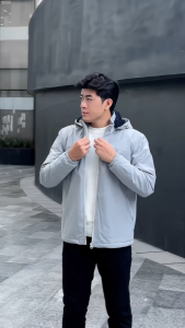 Áo khoác nam lót lông cừu URBAN dày dặn giữ ấm cản gió tốt mũ tháo rời linh hoạt NO.16104