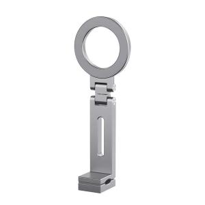 ที่วางโทรศัพท์ตั้งโต๊ะแม่เหล็กสากลสิ่งจำเป็นในการเดินทางการหมุนแบบยืดหยุ่นที่วางโทรศัพท์บนเครื่องบินที่นั่งขาตั้งโทรศัพท์แบบปรับได้