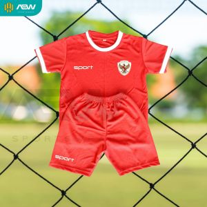 Setelan Timnas Anak 2024 / Setelan Baju Bola Timnas Anak / Setelan Futsal Anak