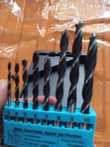 mata bor kayu/triplek fiberglass set isi 8pcs uk 3-10mm fujiyama