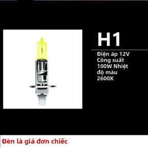 Đèn Xe Hơi LED Vàng H4 H7 Đèn Pha Vàng H1 Đèn Pha Xa H3 H8 H11 Đèn Pha Vàng Chống Sương Mù Đèn Pha Vàng Bóng Đèn