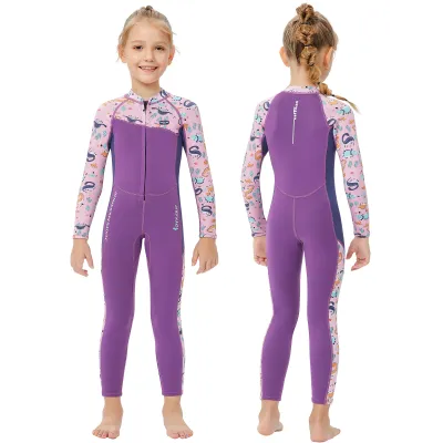 XIAZHIQING | Thermal Insulated Long Sleeve Unisex Childrens Wetsuit