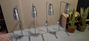 FOOD LAMP LIGHT BUFFET CATERING LAMP FOOD LIGHT ADJUSTABLE - STAINLESS