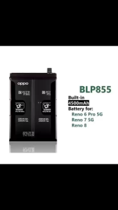 BLP855 Battery for Oppo Reno 6 Pro 5G / Reno 7 5G / Reno 8 Replacement phone Batteries