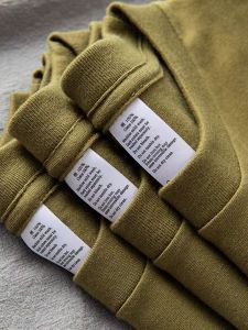 Áo Thun Cotton Tay Ngắn Màu Trắng Ngà 400g Dày Dặn Mùa Hè Cổ Tròn Rộng Rãi Đa Năng Cho Cả Nam Và Nữ