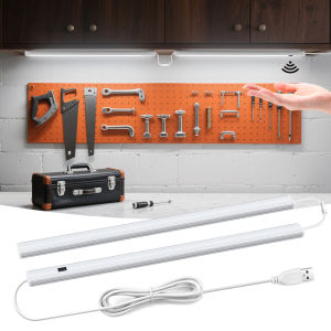 USB Plug and Play Desk Book LampCabinet Bottom Light with Hand Wave 3000K/6500K Under Counter Lighting 30CM/40CM/50CM Nightlamp