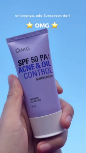 OMG Oh My Glam Acne & Oil Control Sunscreen Spf 50 PA++++ 25 Ml