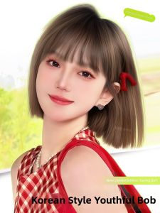 QIAOYIDUO | Short Bob Wig Natural Look